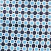 WHITE BLUE POLKA